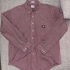 University of Georgia red button up shirt #UGA #college